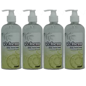 VChem Hand Soap Baby 500ml Bulk 24