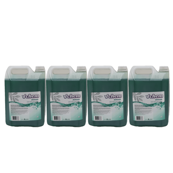 VChem Dish Washing Liquid 5L Bulk Pack 4