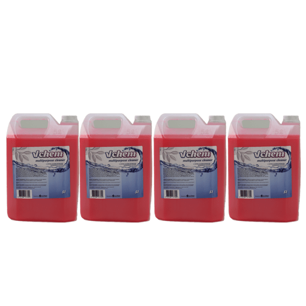 VChem Multipurpose Cleaner 5L Bulk Pack 4