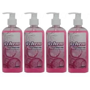 VChem Hand Soap Rose 500ml Bulk 24