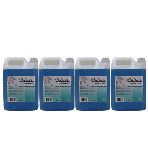 VChem Window Cleaner 5L Bulk Pack 4