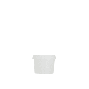 500ml FINO TE Bucket - Transparent with Lid - (Pack of 100 units)