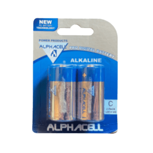 C Cell Batteries 2 Pack
