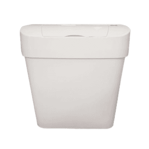 Lunar White Sensor Sanitary Bin