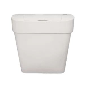 Lunar White Sensor Sanitary Bin