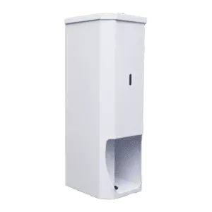 White TR3 Mild Steel Toilet Roll Holder