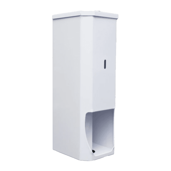 White TR3 Mild Steel Toilet Roll Holder