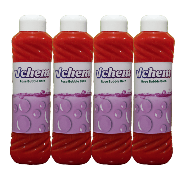 Rose Bubble Bath 1 Litre Bulk 6 Pack