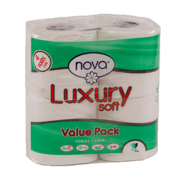 Nova T Tissue 200 Sheets 2P V ; Pack size: 4s