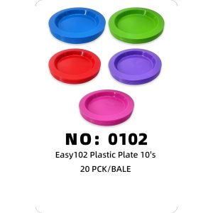 NO: 0102 Easy 10pcs Plate 20PCK/BALE