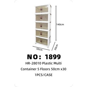 NO: 1899 5-layer storage box 50*30*140cm 1PCS/CASE