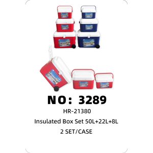 NO: 3289 Insulated Box Set 50L + 22L + 8L 2SET/CASE