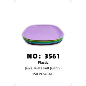 NO: 3561 OLIVE plastic tray 150PCS/BALE