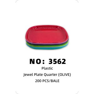 NO: 3562 OLIVE plastic tray 200PCS/BALE
