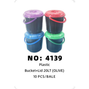 NO: 4139 Olive Water Bucket 10pcs/BALE