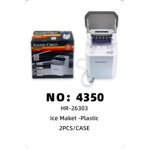NO: 4350 White Plastic Ice Maker 2PCS/CASE