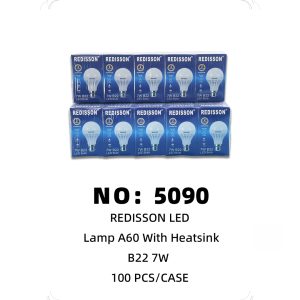 NO: 5090 REDISSON LED Energy Saving Bulb 7W 100 PCS/CASE