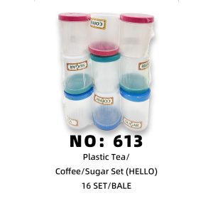 NO: 613 Plastic box 16 SET/BALE