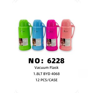 NO: 6228 1.8LT Insulated Hot Water Bottle 12PCS/CASE