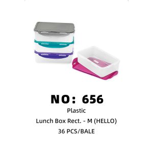 NO: 656 HELLO Lunch Box 36pcs/BALE