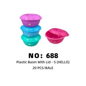 NO: 688 HELLO Small Salad Bowl 20PCS/BALE