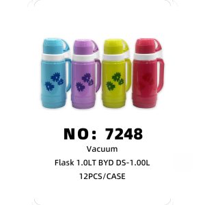 NO: 7248 Insulated Hot Water Bottle 1.0LT 12PCS/CASE