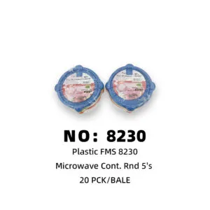 NO: 8230 FORMOSA Plastic Lunch Box 20pck/BALE