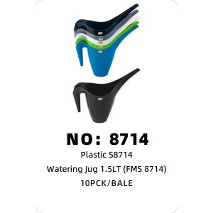 NO: 8714 FMS 1.5LT Watering Can (Plastic) 10pck/BALE