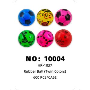 NO: 10004 Two-color rubber balls 600PCS/CASE