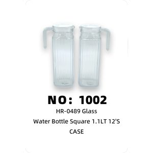 NO: 1002 Vertical Bar Glass Jar CASE