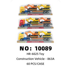 NO: 10089 Excavator Trailer Toy Car 60PCS/CASE