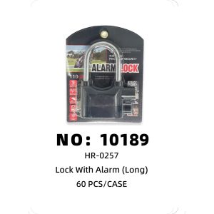 NO: 10189 Long-handled alarm lock 60PCS/CASE