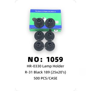 NO: 1059 Black lamp holder 189 500PCS/CASE