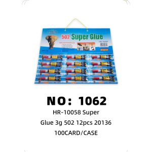 NO: 1062 502 glue 100 CARD/CASE