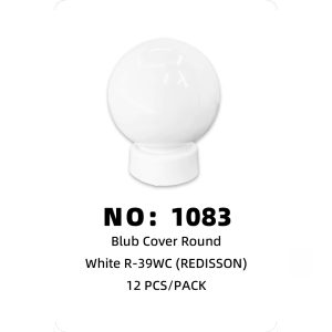 NO: 1083 White round lampshade 12PCS/CASE