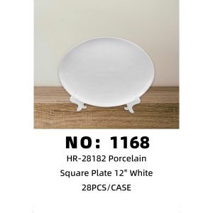 NO: 1168 12-inch ceramic fish plate 28PCS/CASE