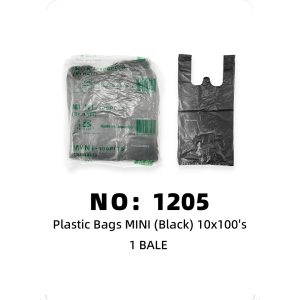 NO: 1205 Black MINI Trash Bag 1BALE/BALE