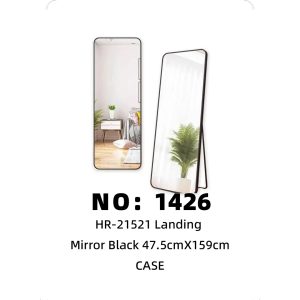 NO: 1426 Black Floor-Length Mirror CASE