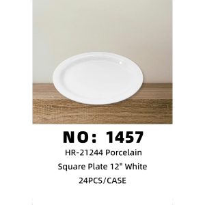 NO: 1457 12-inch ceramic fish plate 24pcs/CASE