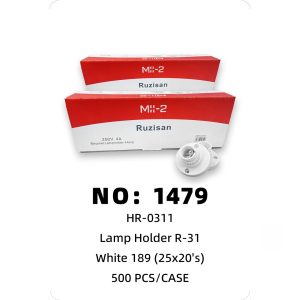 NO: 1479 White lamp holder 189 500PCS/CASE