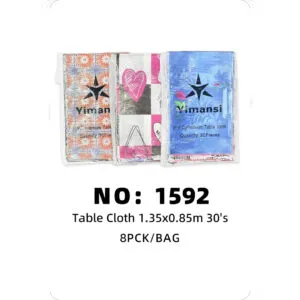 NO: 1592 30pcs Tablecloth 8PCK/BAG