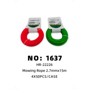 NO: 1637 Lawn mowing rope 2.7mmx15m 4X50PCS/CASE
