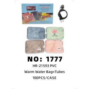 NO: 1777 Hot water bottle + cloth cover 100pcs/CASE