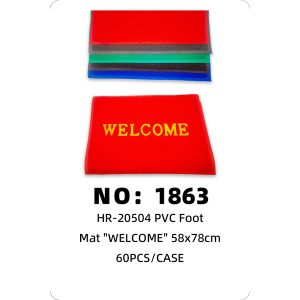 NO: 1863 WELCOME Floor Mats 60PCS/CASE