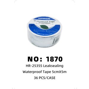 NO: 1870 Butyl Waterproof Leak Repair Tape 5cm x 5m 36PCS/CASE