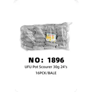 NO: 1896 30g Scrubber/Iron Wire Ball 16PCK/BALE