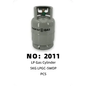 NO: 2011 5kg empty gas cylinder 1 piece/piece