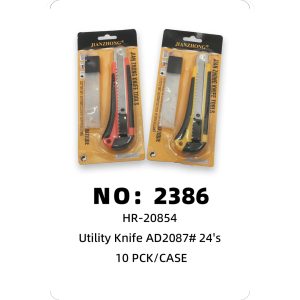 NO: 2386 Utility knife (with blade) 10pck/CASE