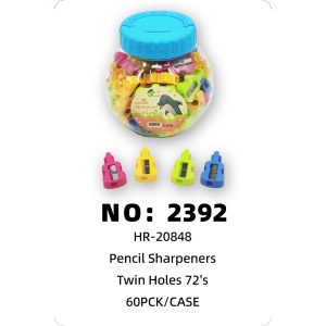 NO: 2392 Pencil Sharpener 60pck/CASE