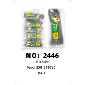 NO: 2446 25g iron wire wool UFO 1PCK/BALE